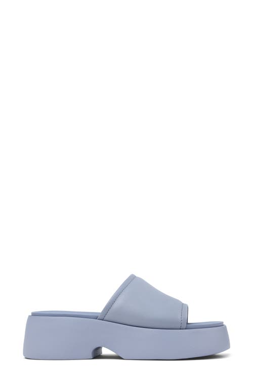 Camper Tasha Slide Sandal In Medium Blue