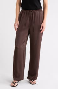 Leith Satin Drawstring Pants