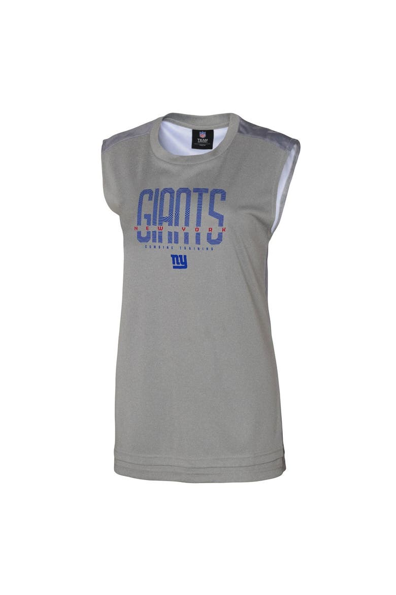 Women's Gray New York Giants No Sweat Tank Top, Alternate, color, Gray