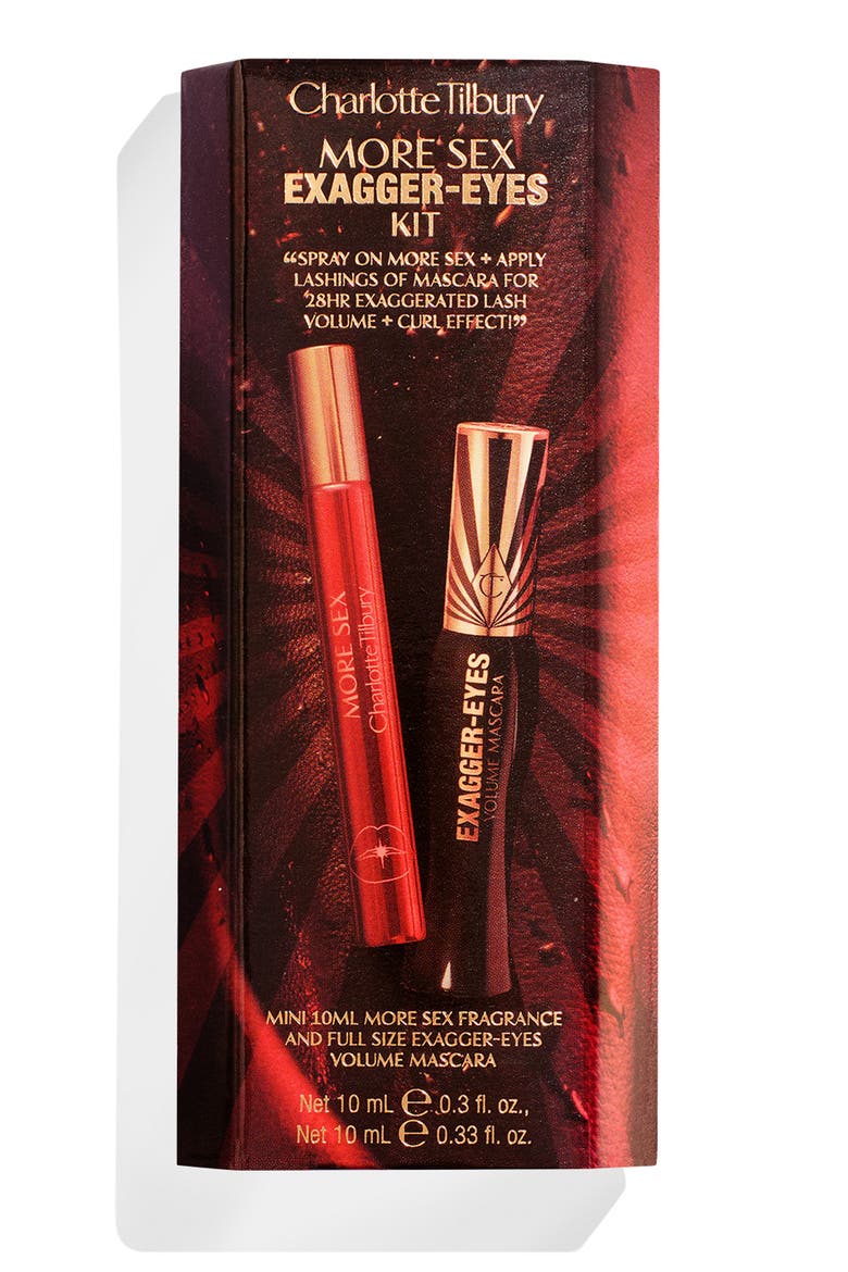 More Sex Exagger-Eyes 2-Piece Set $54 Value, Alternate, color, BLACK