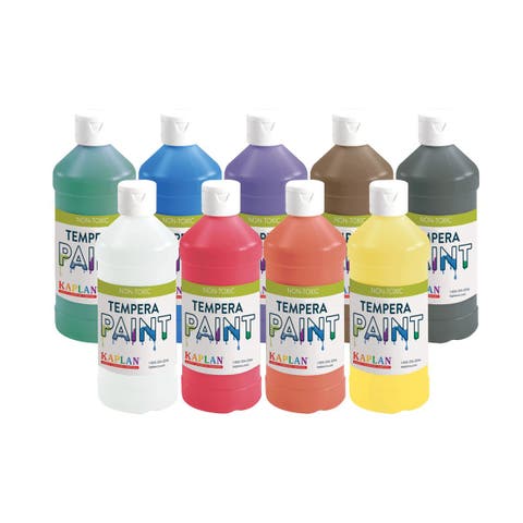 Kaplan Kolors Tempera Paint - Set of 9