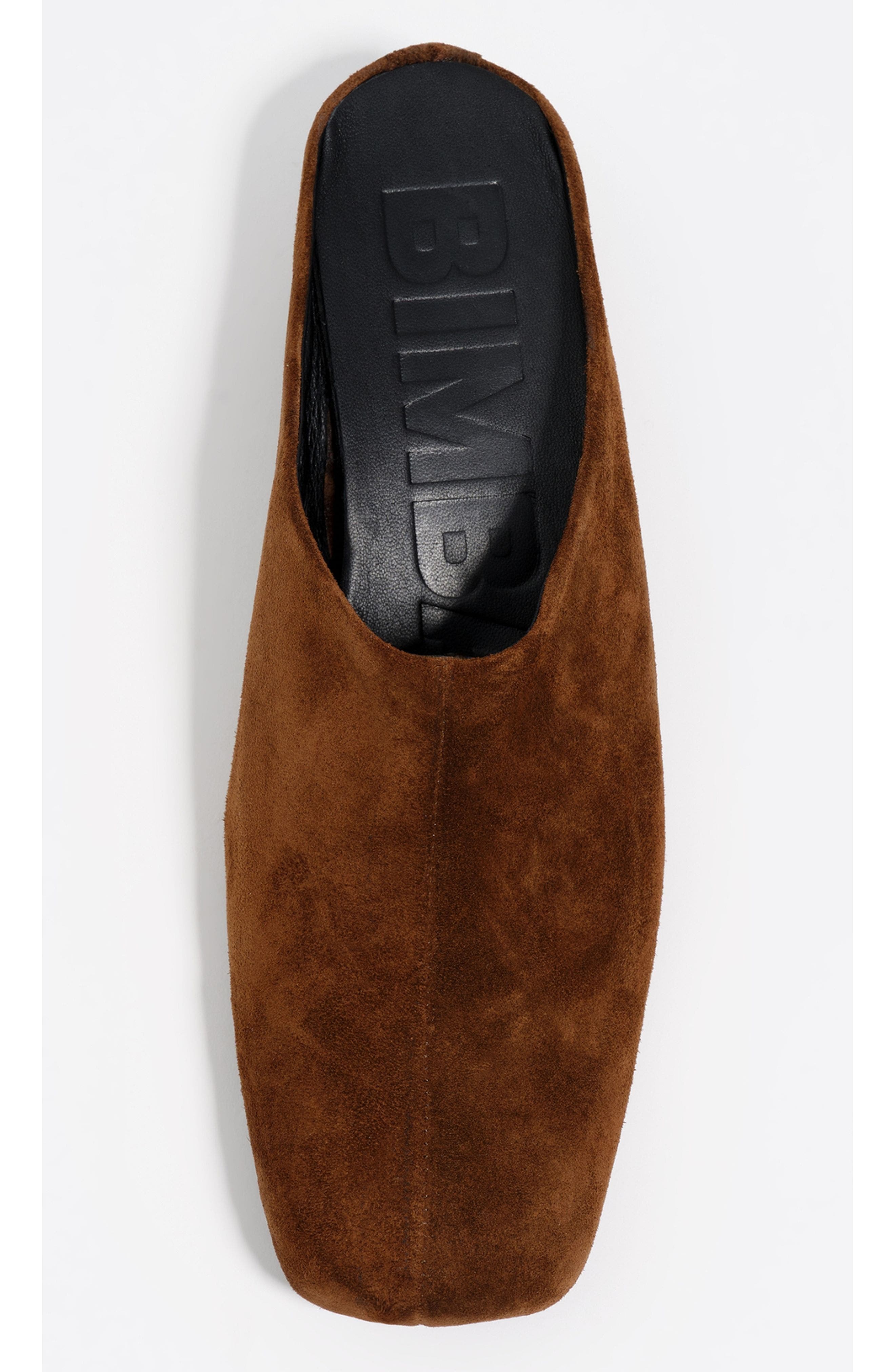 Bimba y Lola Suede Clog, Alternate, color, Dark Brown