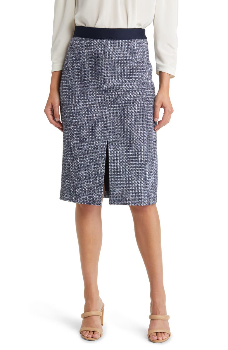 BOSS Vanorda Tweed Pencil Skirt, Main, color, 