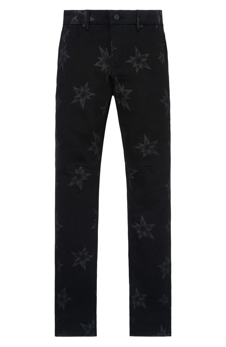 RtA Bryant Allover Star Skinny Jeans, Main, color,
