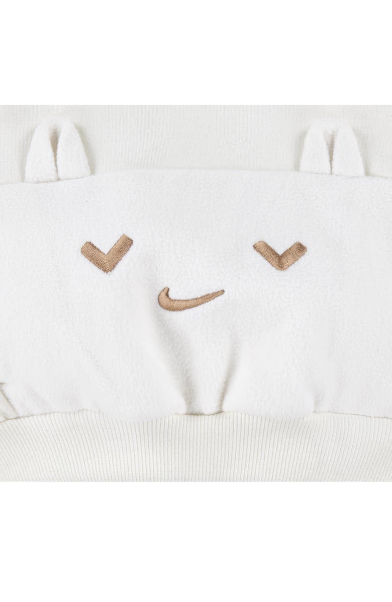 Nike Animal Embroidered Fleece Hoodie & Joggers Set, Alternate, color, Pale Ivory