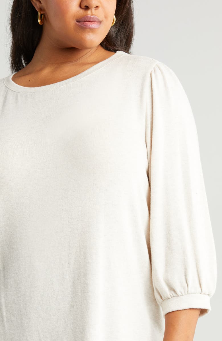 Caslon<sup>®</sup> Cozy Puff Sleeve Top, Alternate, color, 