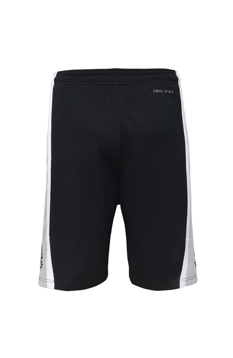 Nike Youth Nike Black San Antonio Spurs Swingman Performance Shorts – Icon Edition, Alternate, color, Black