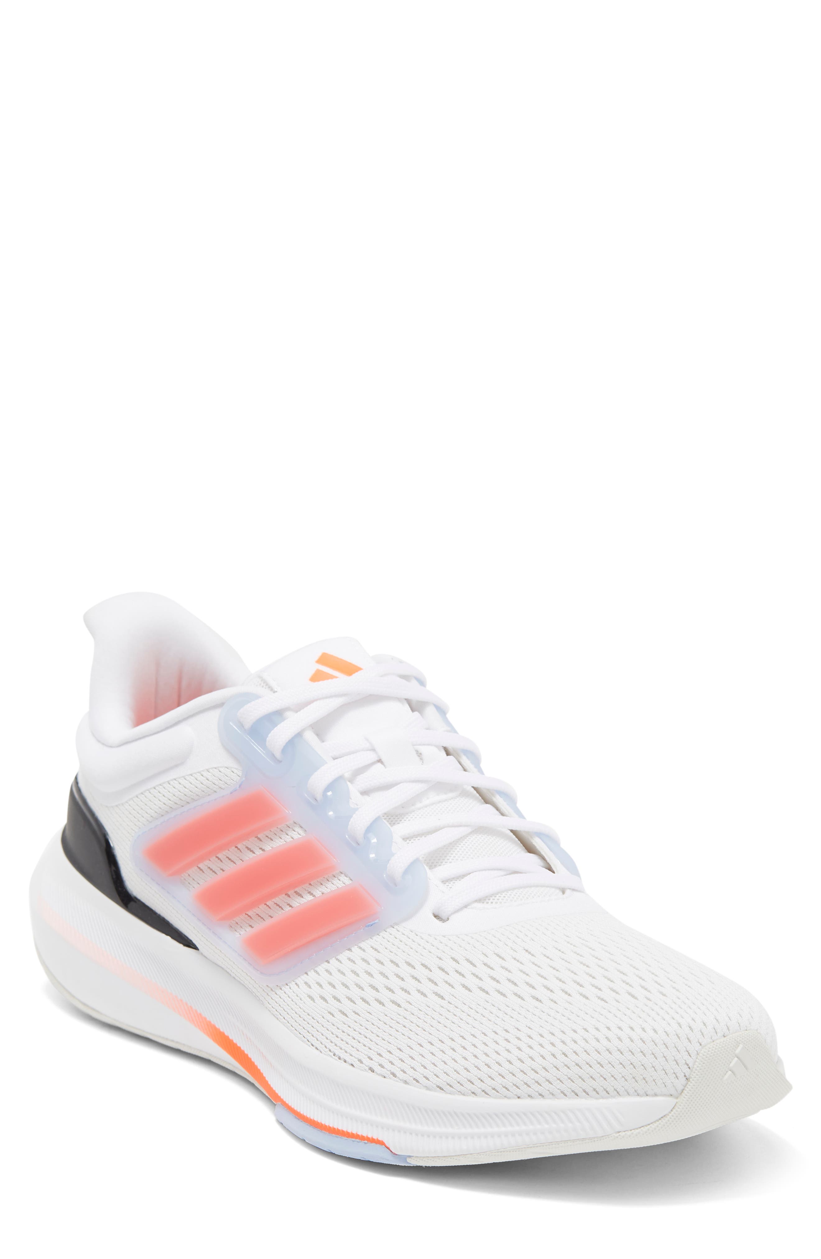 adidas Lite Racer Lace-up Activewear Sneaker, Main, color, White/ Solar Red
