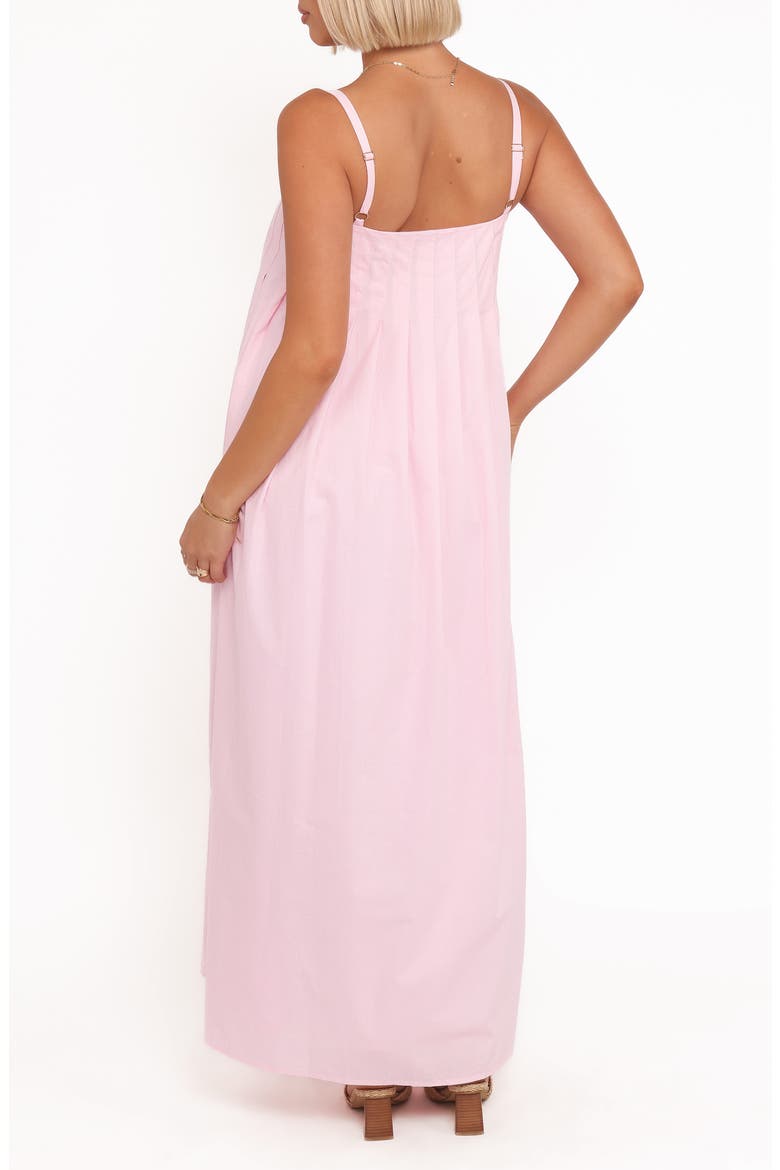 Corfu Pleat Maxi Dress, Alternate, color, PINK
