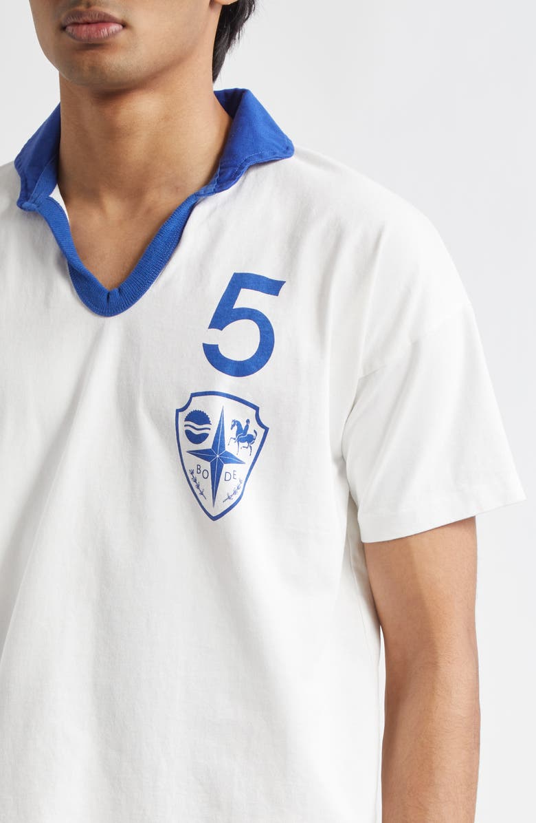 Bode Recreation Polo, Alternate, color, Cream