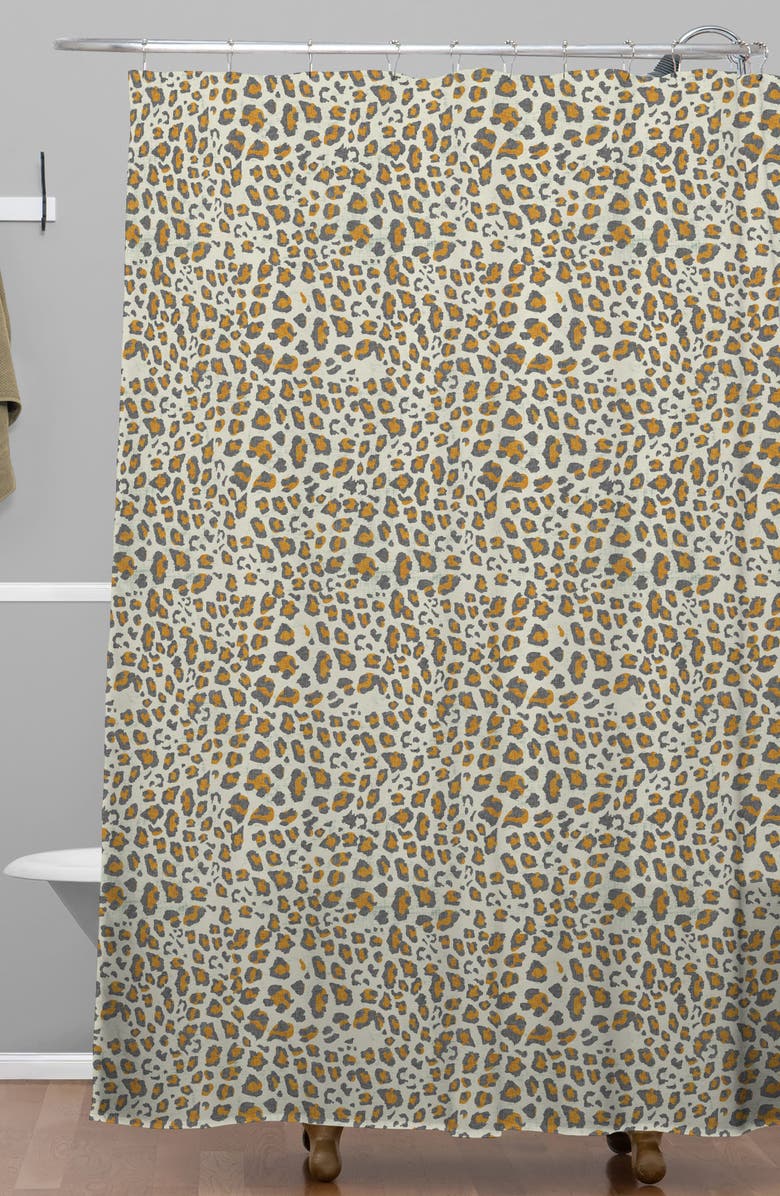 Deny Designs Dec Leo Shower Curtain, Alternate, color,