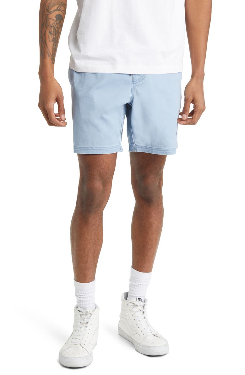 RVCA Escape Solid Shorts, Main, color, Deja Blue