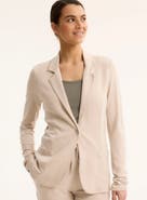 Majestic Filatures French Terry Looped One-Button Blazer