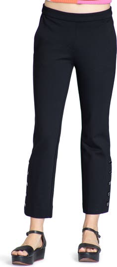 Destination Unknown Button Hem Crop Pant
