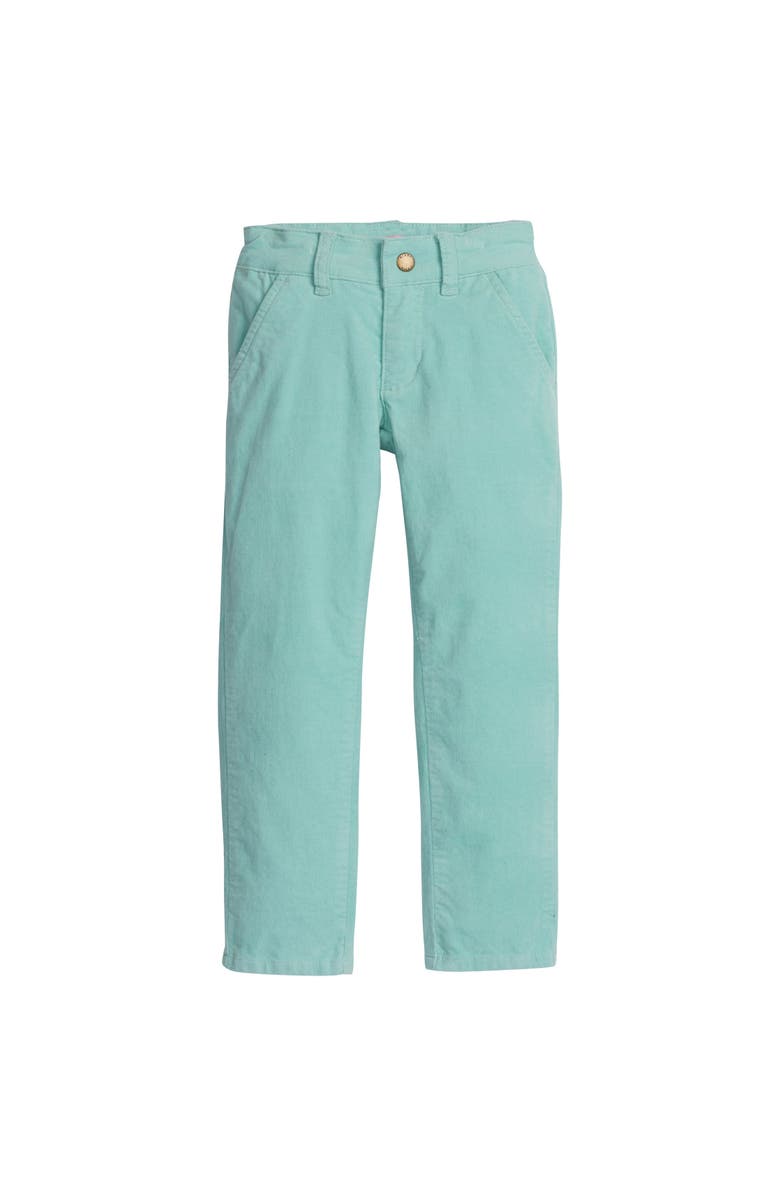 BISBY Kids' Velvet Twiggy Pants, Main, color, Aqua Velvet