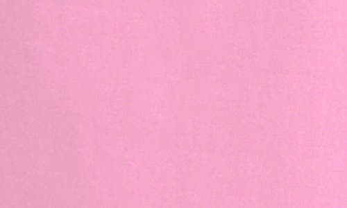 Ellen Tracy Round Neck Button Detail Linen Blend Top In Flamingo Pink