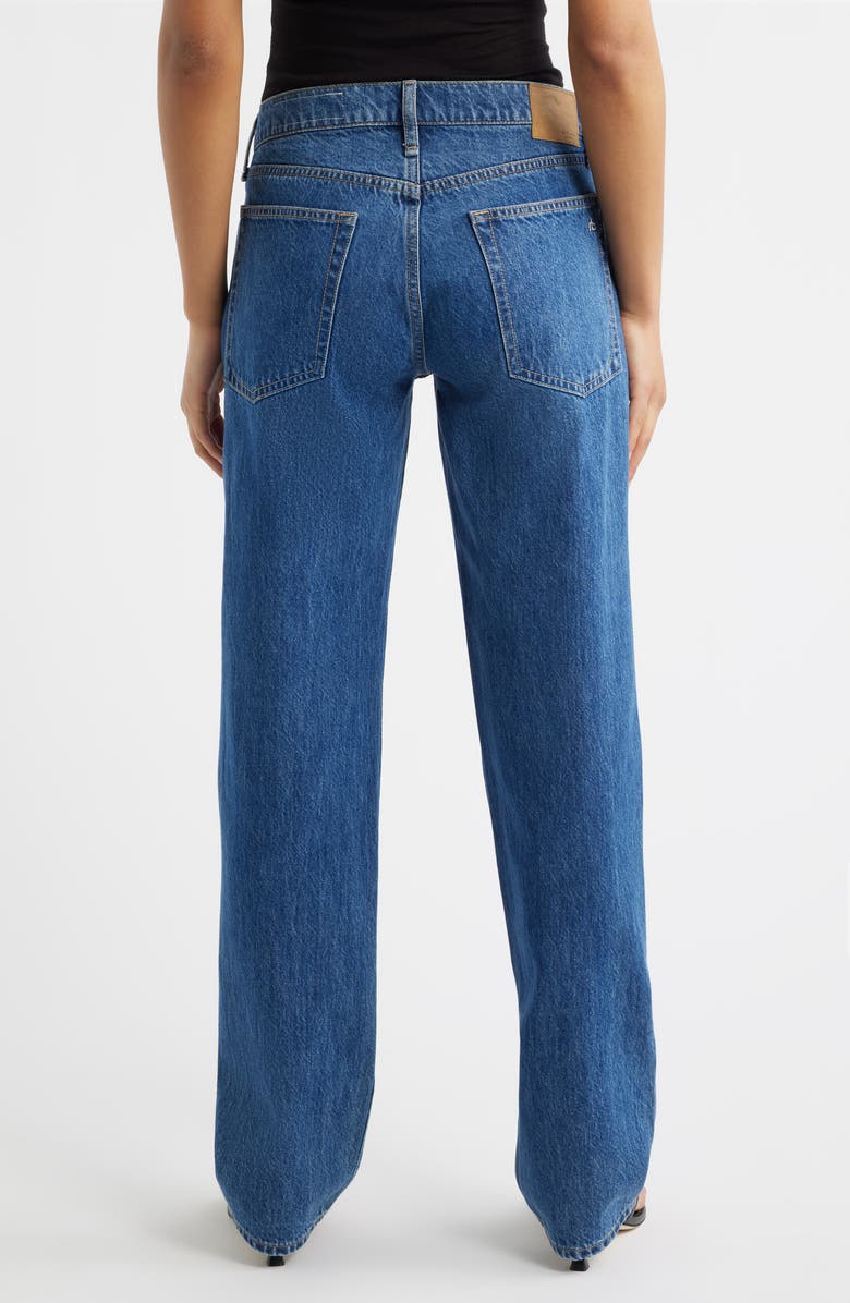 rag & bone Harlow Low Rise Straight Leg Jeans, Alternate, color, Park
