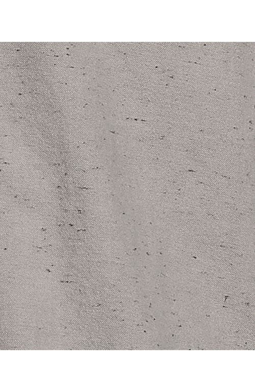 Lands' End Traditional Fit Flagship Flannel Shirt In Gray