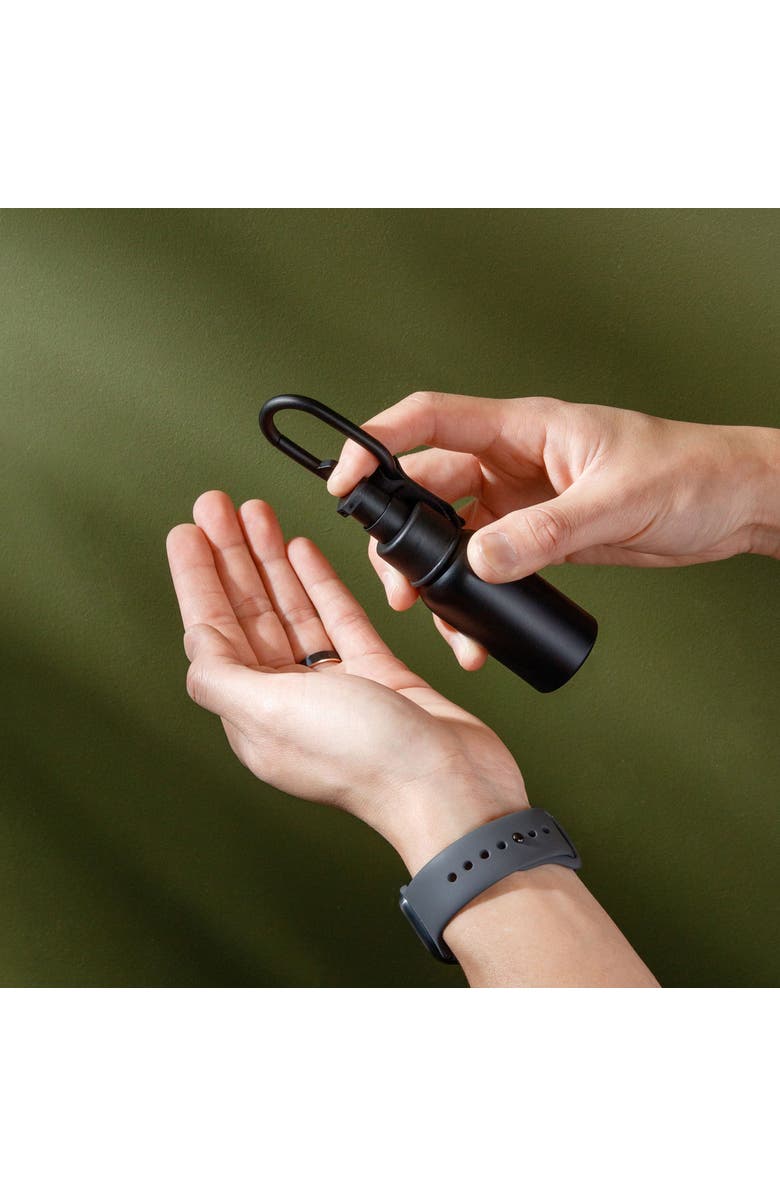 Orbitkey Clip-on Refillable Bottle 50ml, Alternate, color, Black