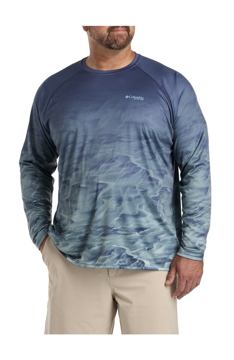 Columbia Big & Tall PFG Super Terminal Tackle Long-Sleeve T-Shirt, Main, color, 