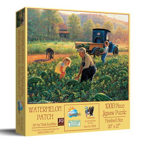 Watermelon Patch 1000 piece Jigsaw Puzzle for Adults