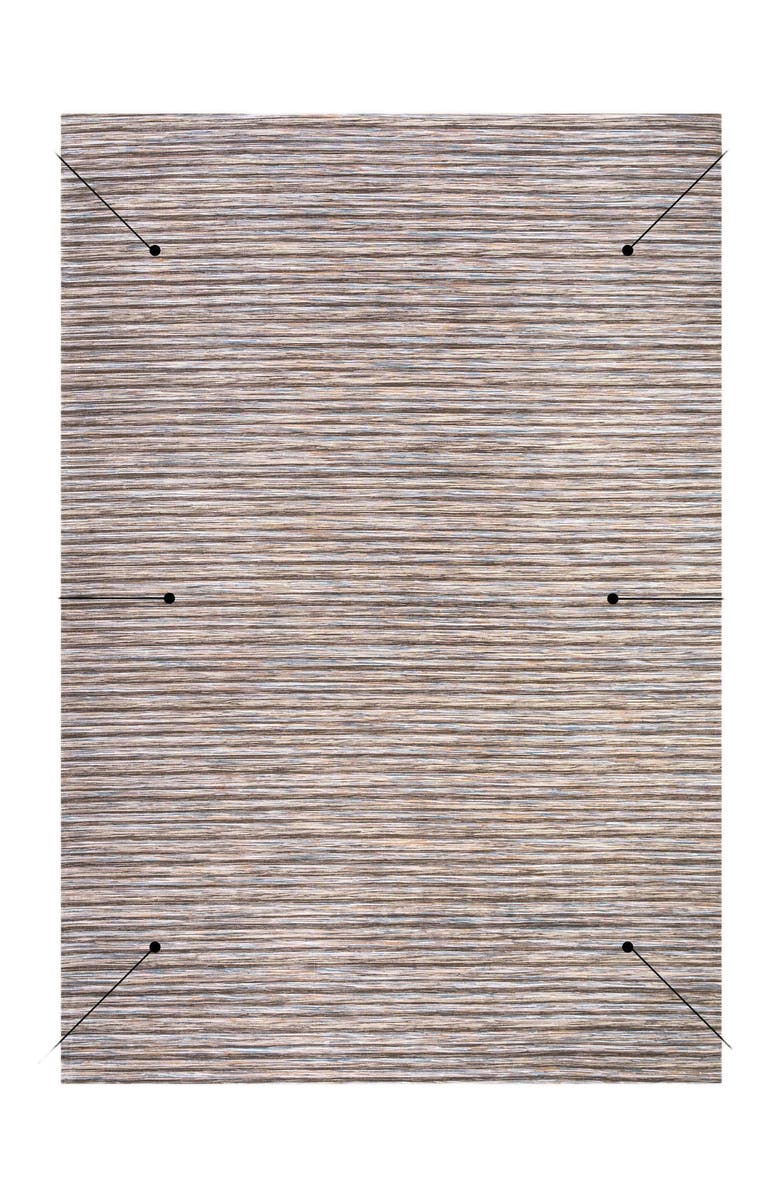JONATHAN Y Finn Modern Farmhouse Pinstripe Indoor/Outdoor Area Rug, Alternate, color, Dark Gray/Blue