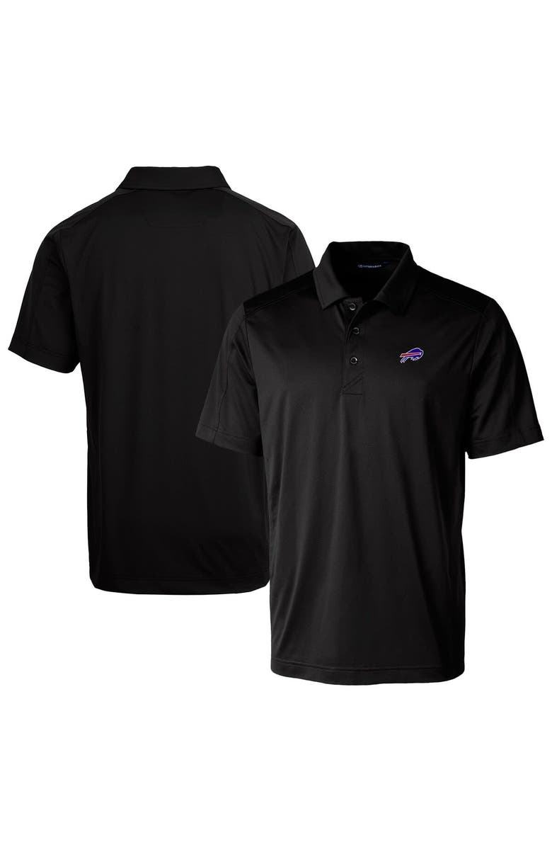 Cutter & Buck Men's Cutter & Buck Black Buffalo Bills Prospect Textured Stretch Big & Tall Polo, Main, color, Black