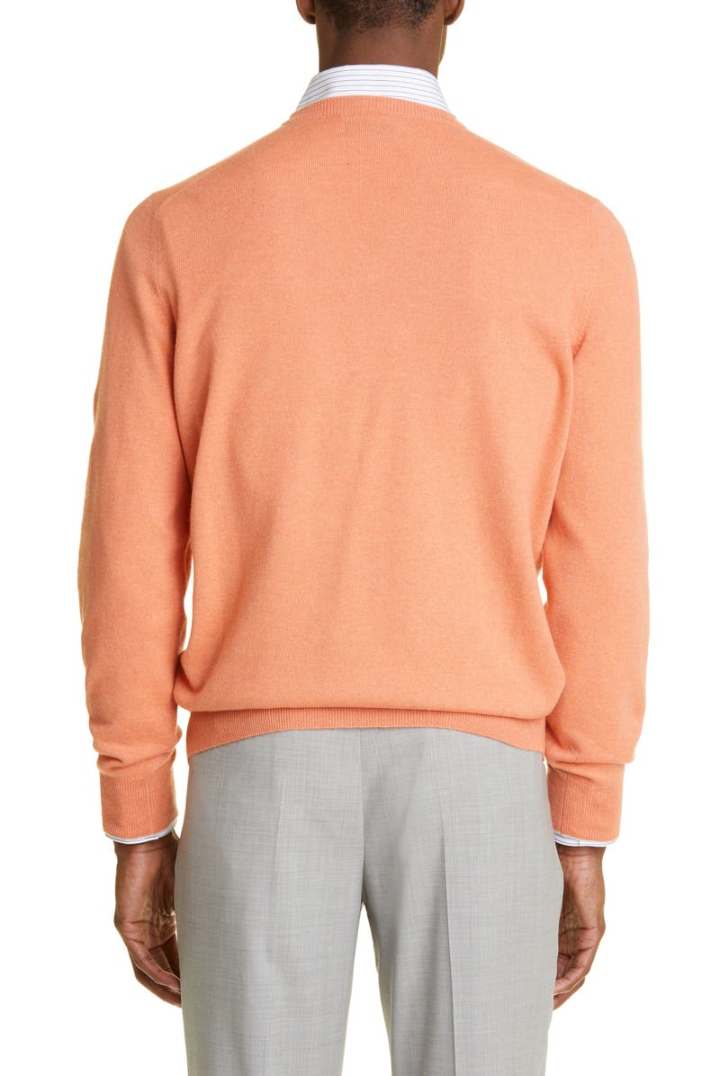 Brunello Cucinelli V-Neck Cashmere Sweater, Alternate, color,