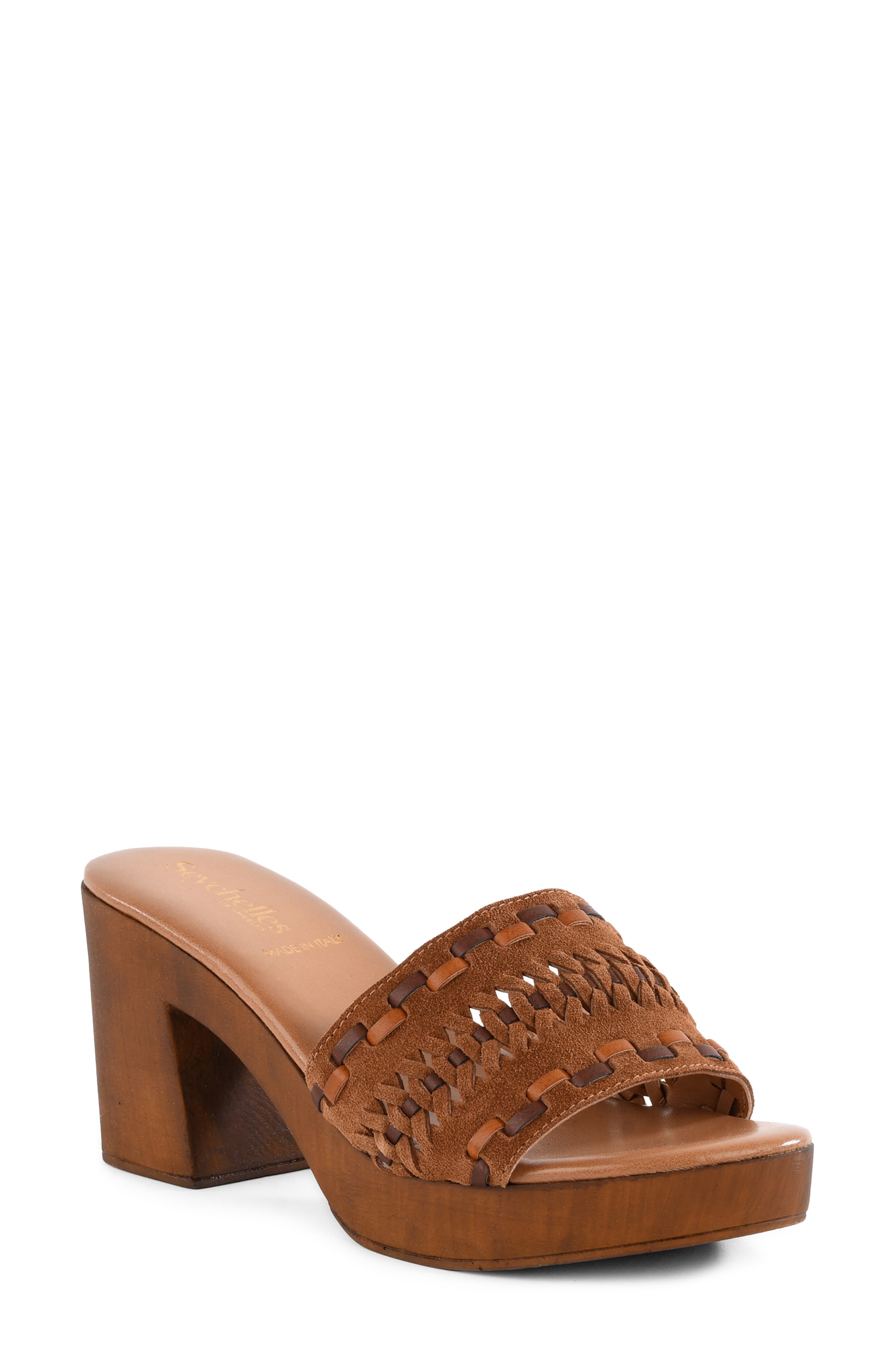 Seychelles Bohemian Spirit Platform Sandal, Main, color, Brown