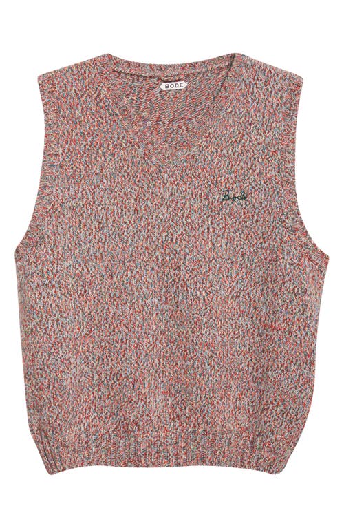 Bode Falls Sweater Vest In Multi