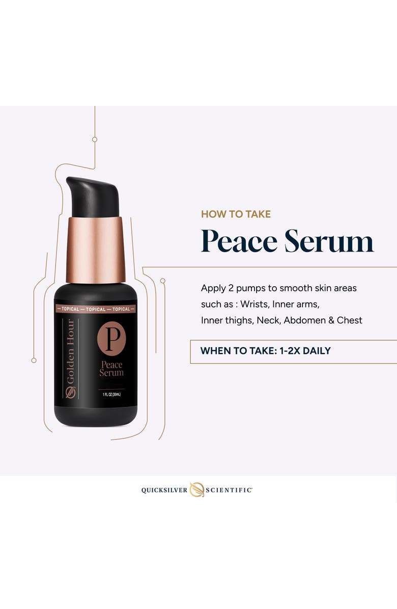 Quicksilver Scientific Peace Topical Hormone Support Serum, Alternate, color, NO COLOR