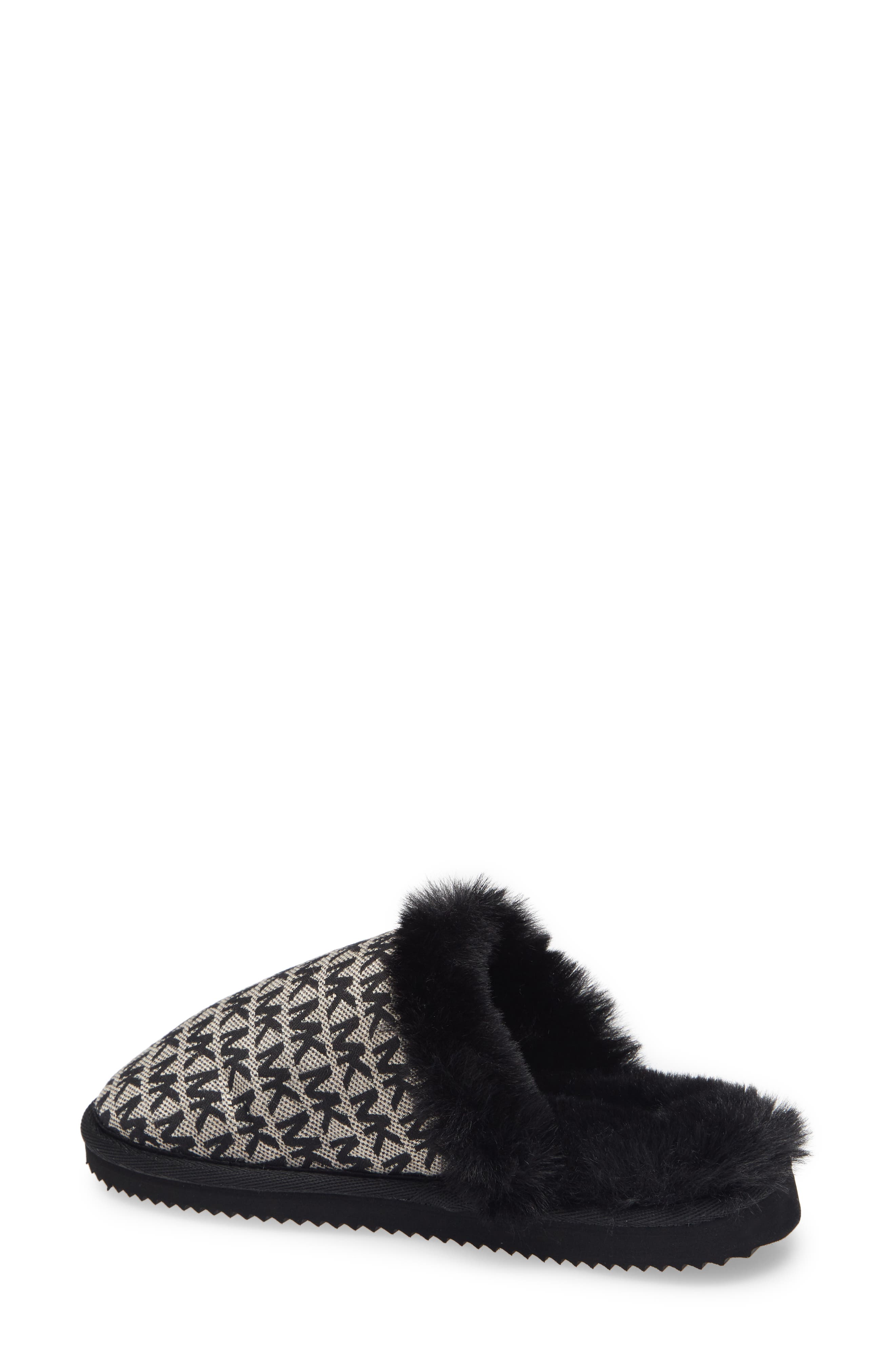 MICHAEL Michael Kors Janis Faux Fur Lined Slipper, Alternate, color, 