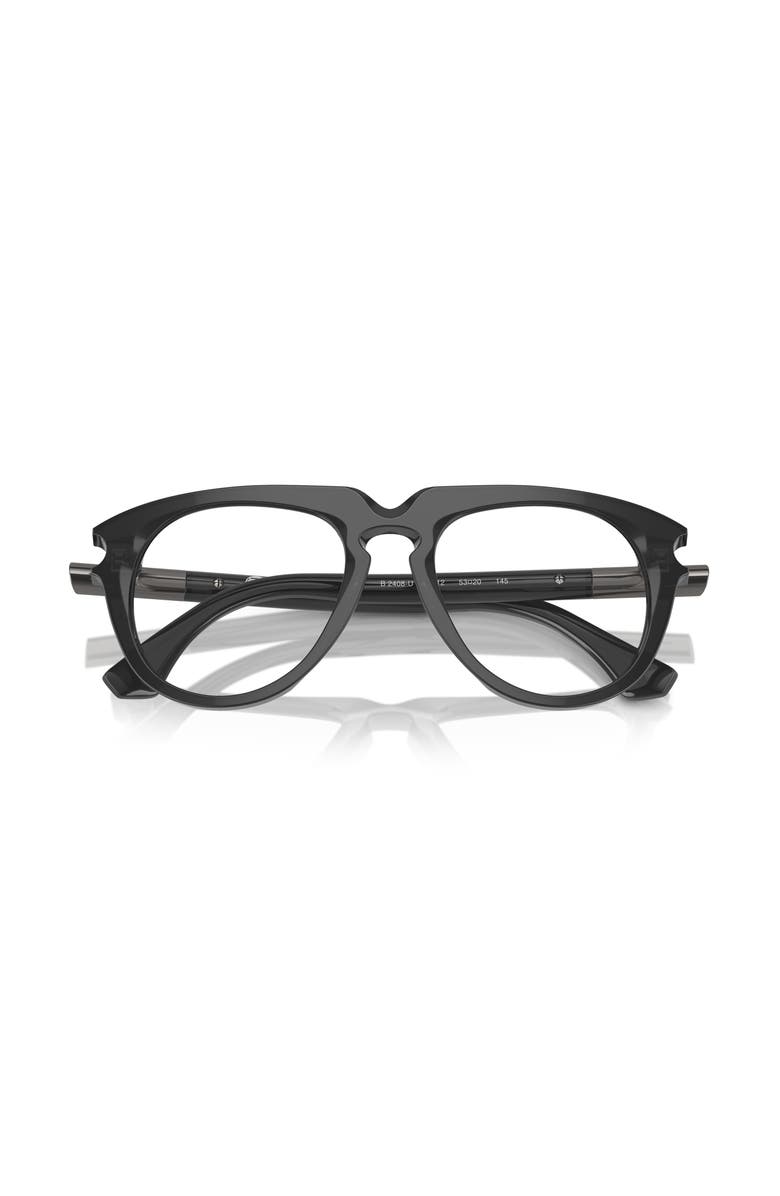 Burberry 53mm Pilot optical glasses, Alternate, color, Grey