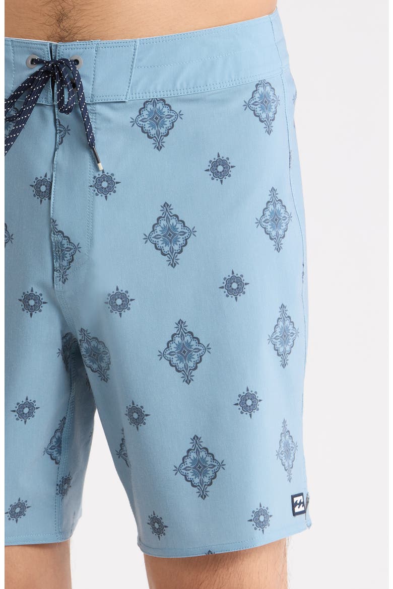 Good Times Pro Board Shorts, Alternate, color, BLUE FOG