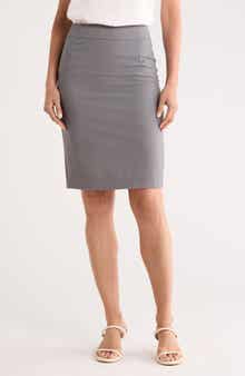 Theory Joanie Wool Blend Pencil Skirt