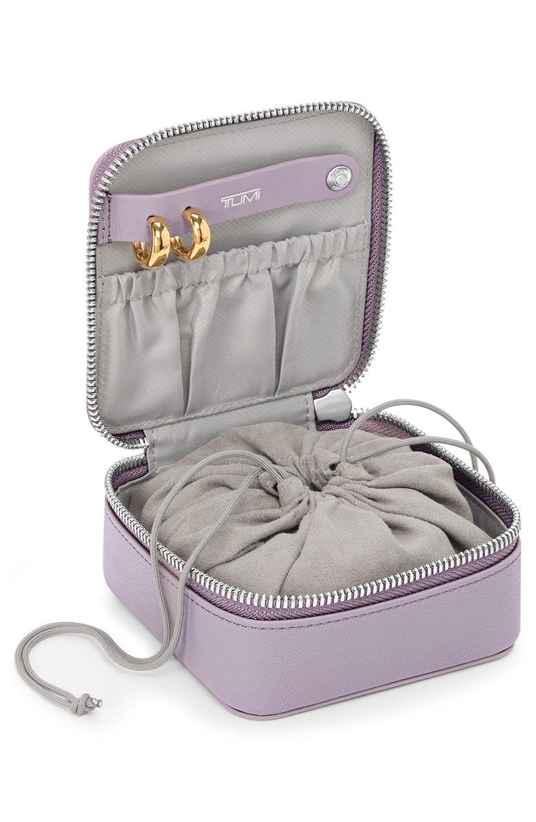 TUMI Belden Zippered Leather Jewelry Case, Alternate, color,