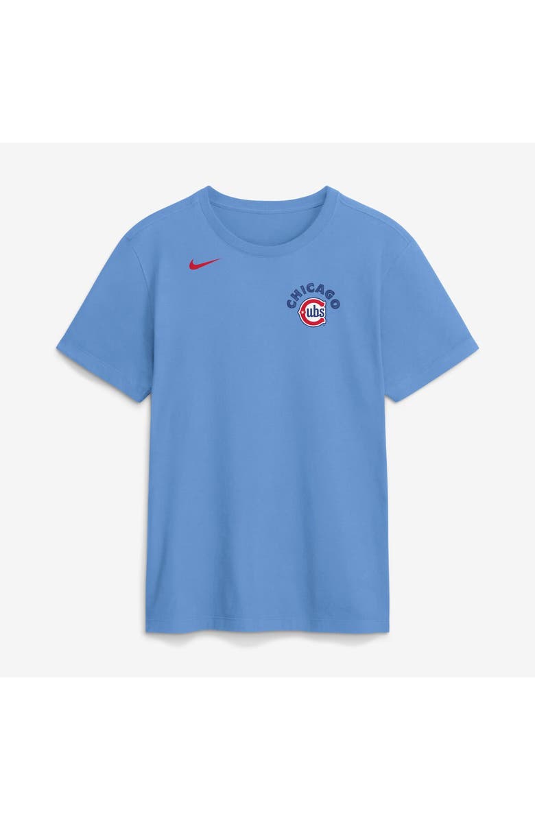 Nike Men's Nike  Light Blue Chicago Cubs Electric Bear T-Shirt, Main, color, Light Blue