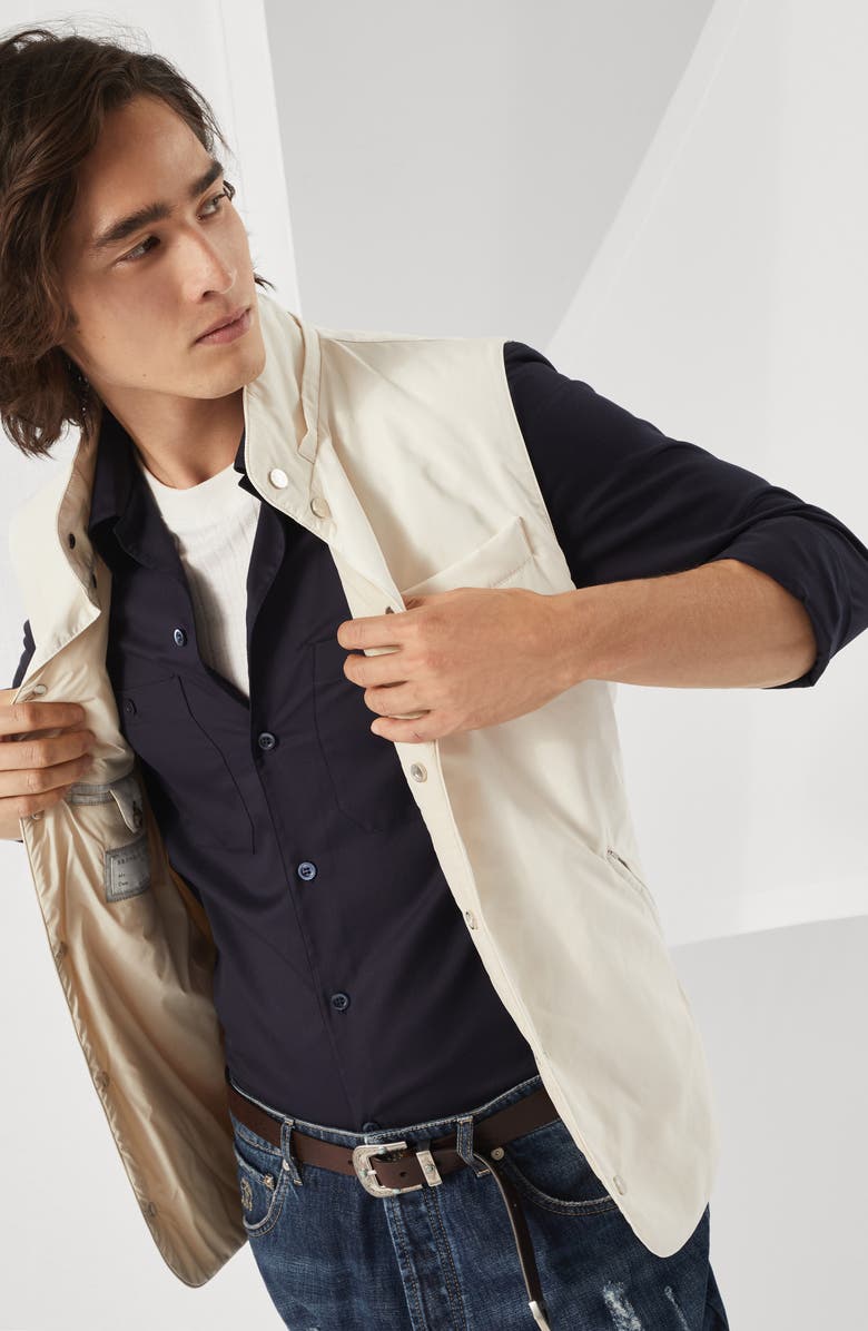 Brunello Cucinelli Water-resistant vest, Alternate, color,