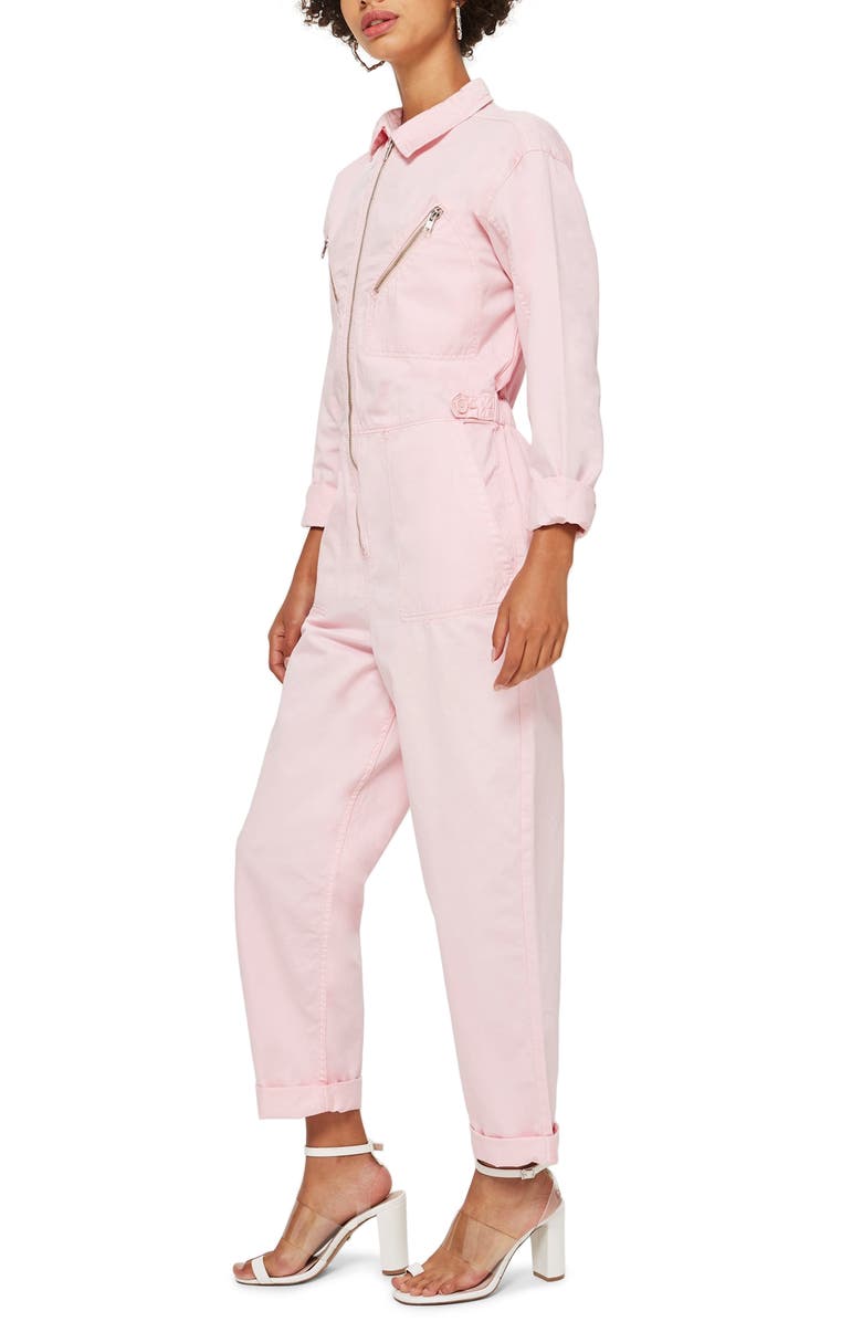 Topshop Mekan Utility Jumpsuit, Alternate, color, 