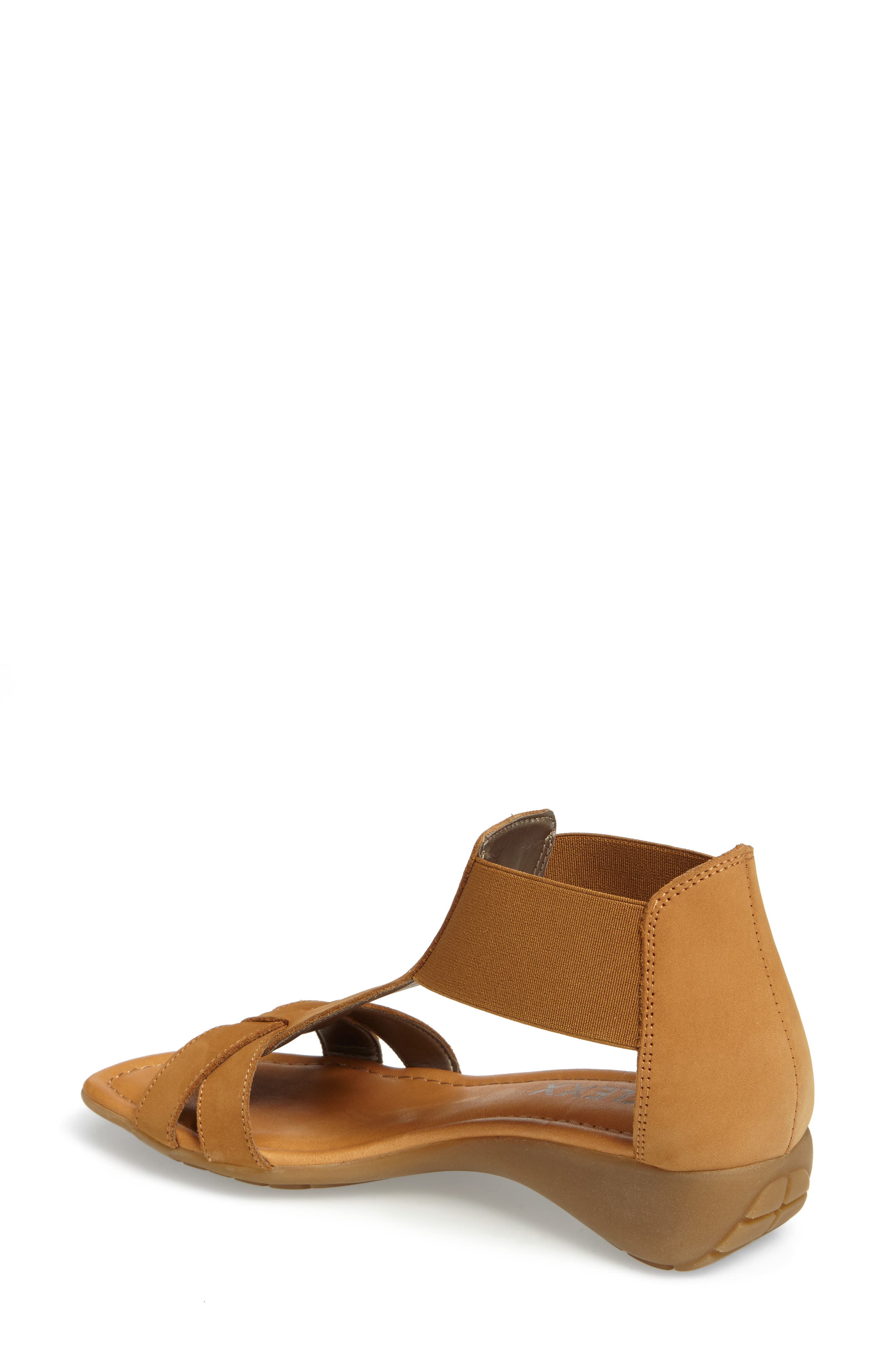 'Band Together' Sandal, Alternate, color, COGNAC NUBUCK