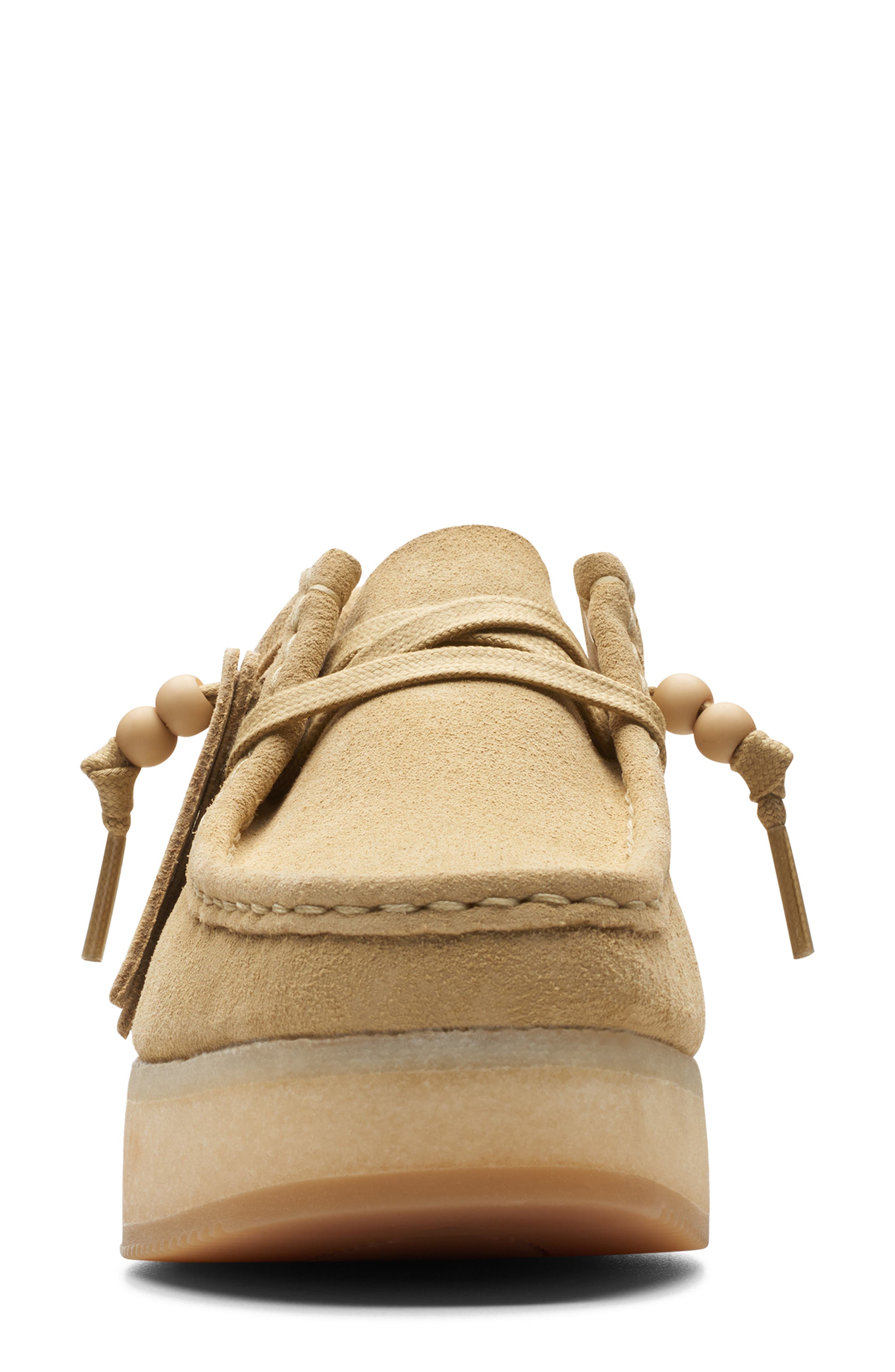 Wallacraft Bee Platform Driving Shoe, Alternate, color, MAPLE SUEDE