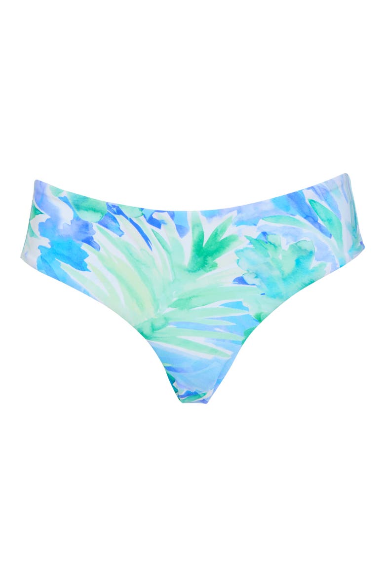 Key Largo Mid Bikini Bottoms, Alternate, color, BLUE