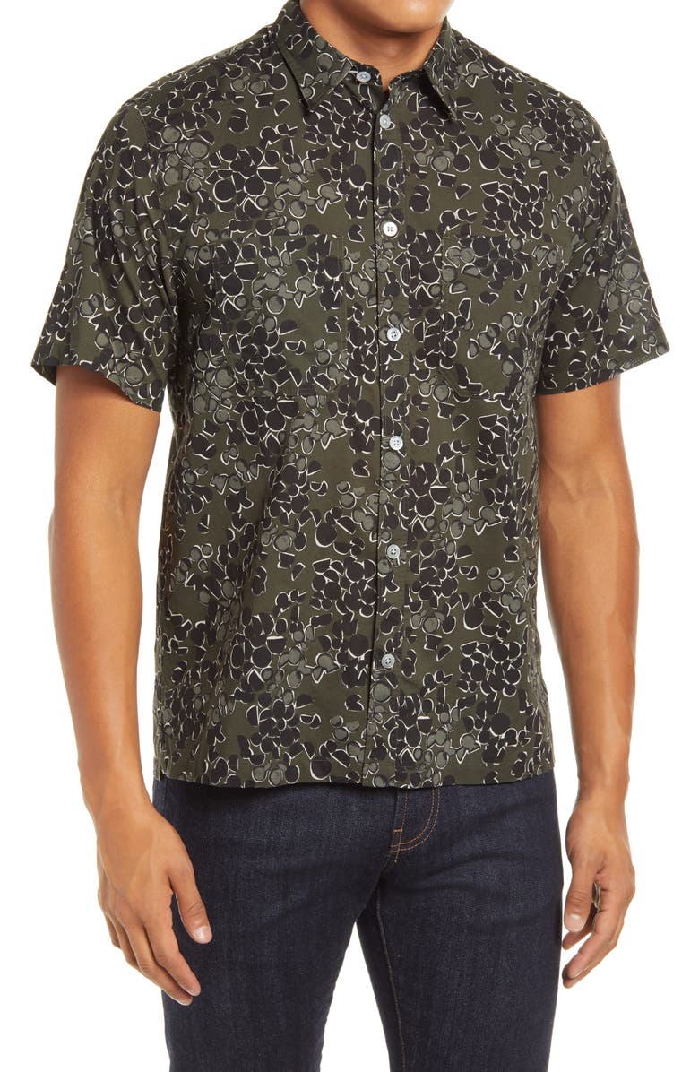 Norse Projects Norse Project Oscar Men's Short Sleeve Button-Up Shirt ...