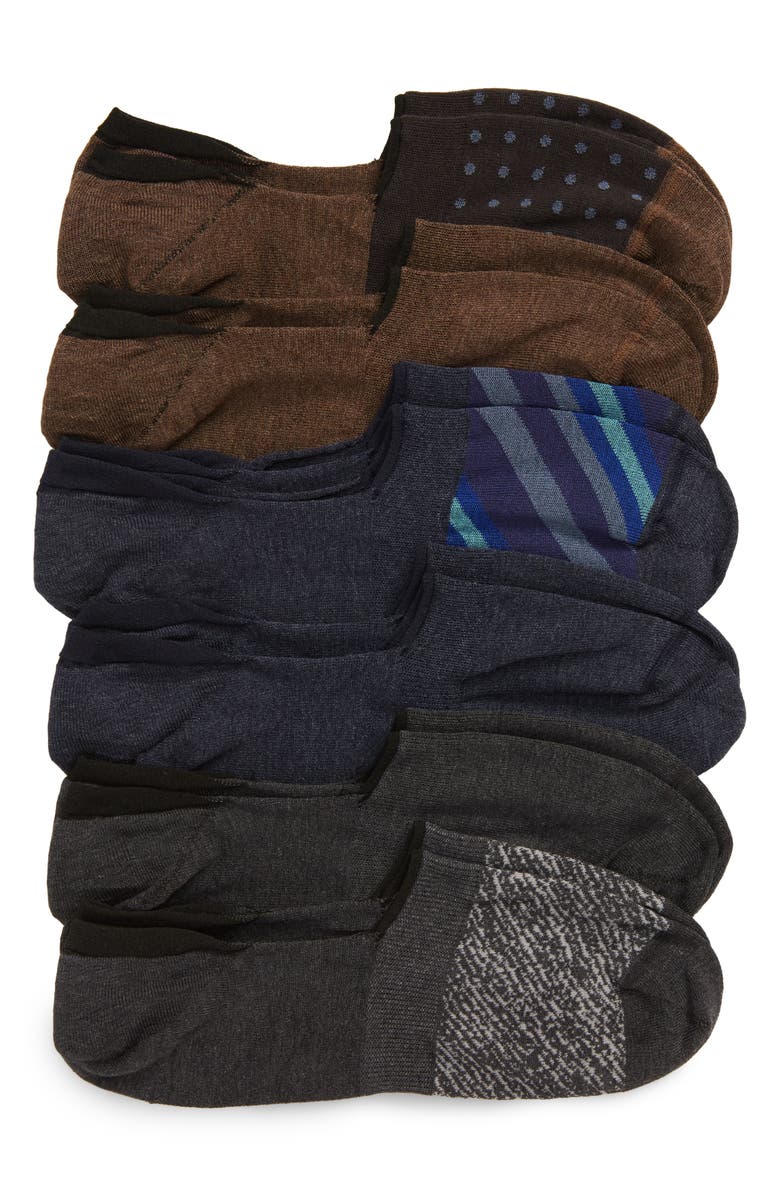 NORDSTROM MEN'S SHOP 6-Pack Liner Socks, Main, color, 