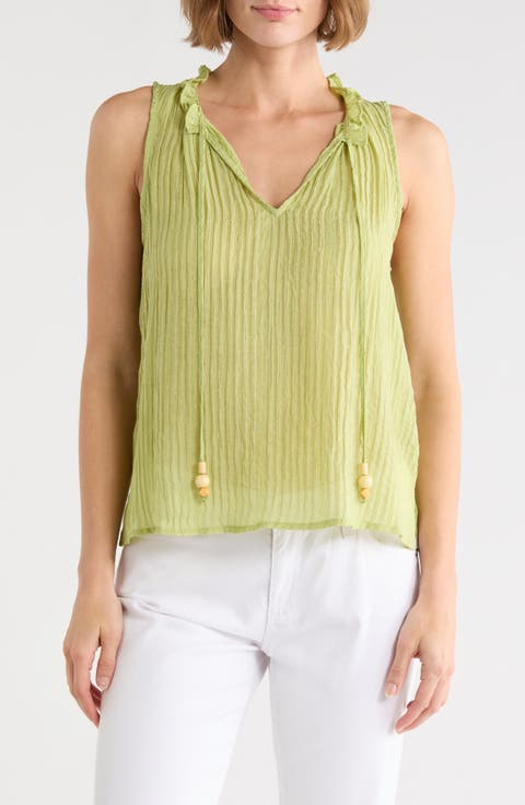 Front Slit Flowy Shell
