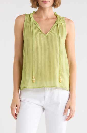 Front Slit Flowy Shell