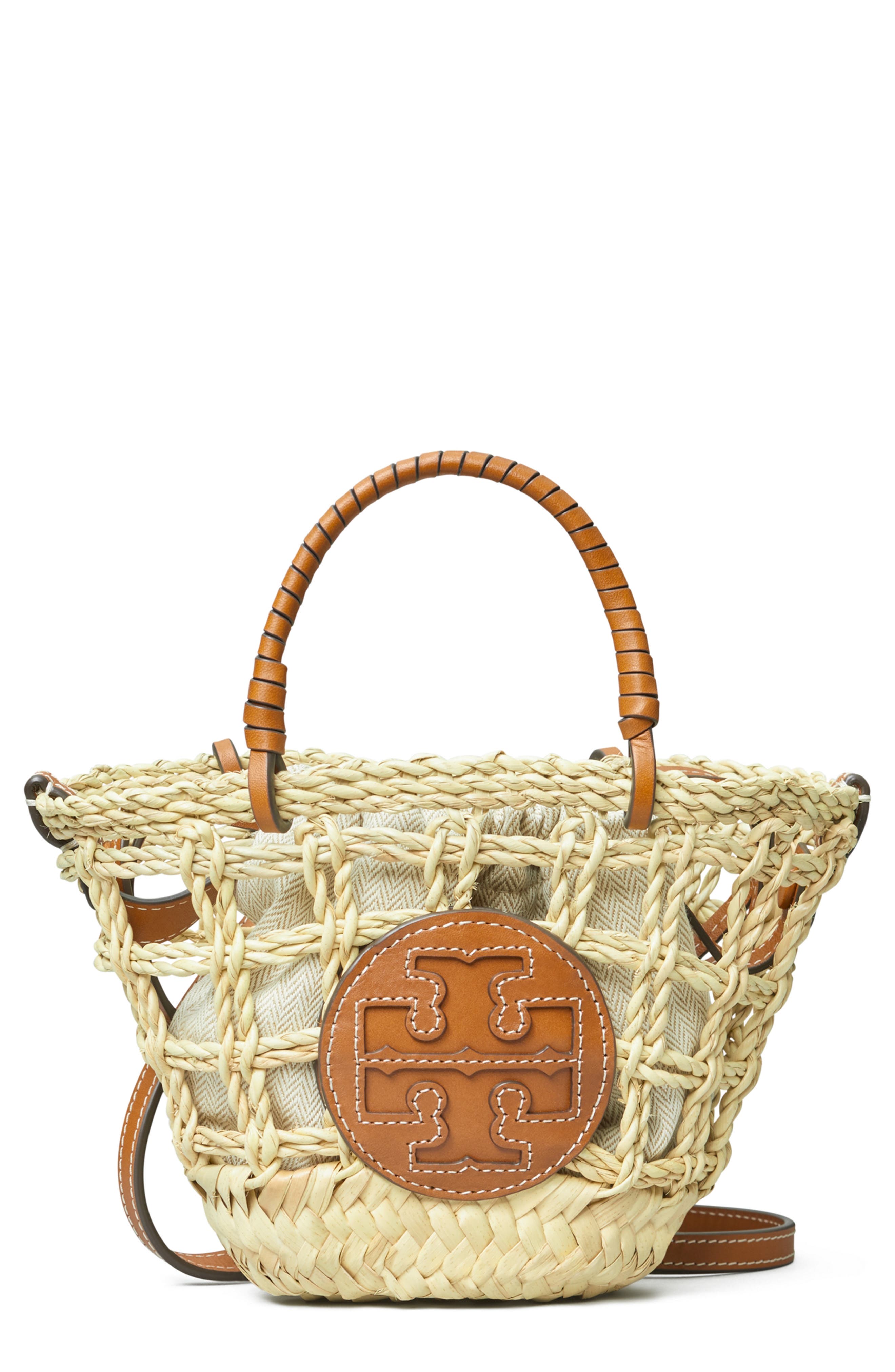 Tory Burch Ella Open Mini Basket Tote, Main, color, 