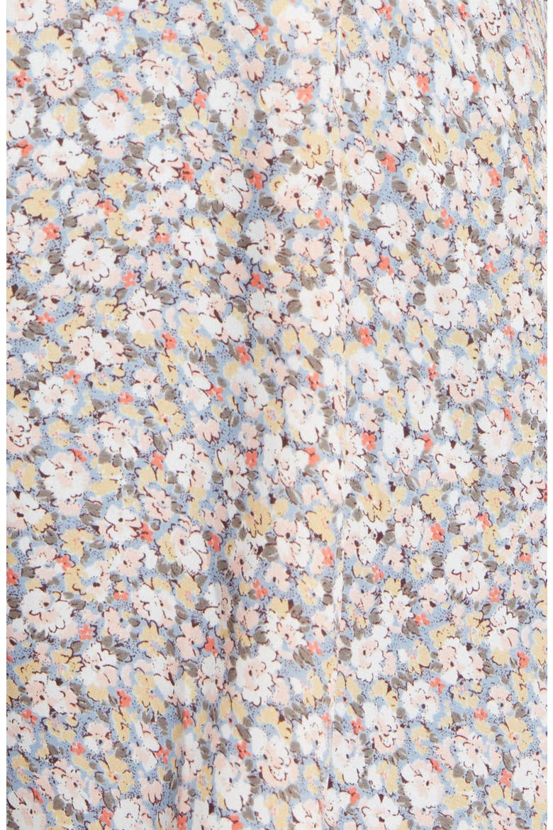 Floral Tie Back Romper, Alternate, color, MULTI DITSY