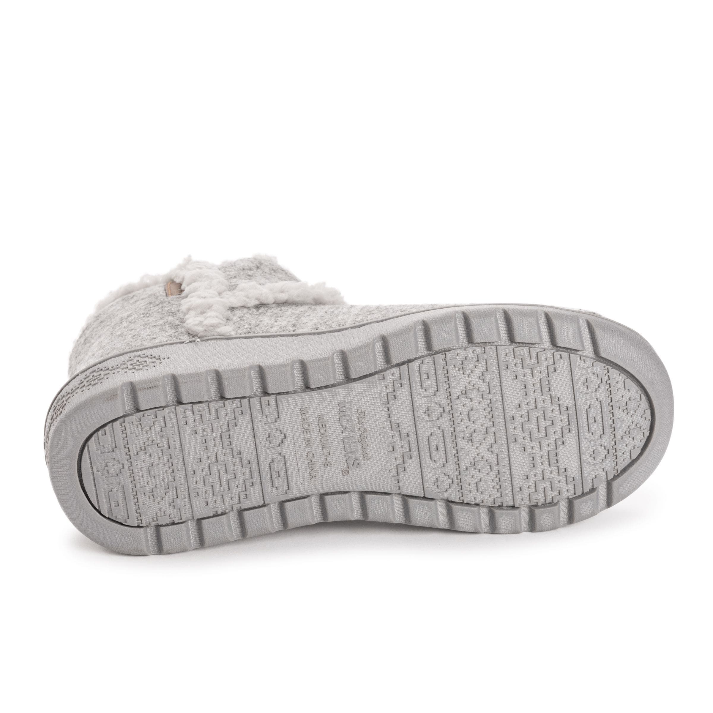 MUK LUKS Aubree Bootie Slipper, Alternate, color, Grey