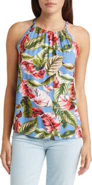 Loveappella Leaf Print Tank